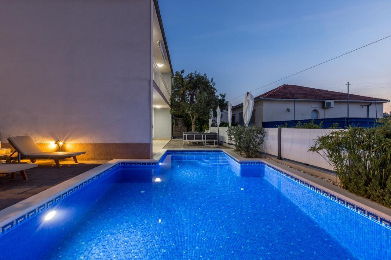 Villa Costa Blu With Pool By The Sea Trogir Dış mekan fotoğraf