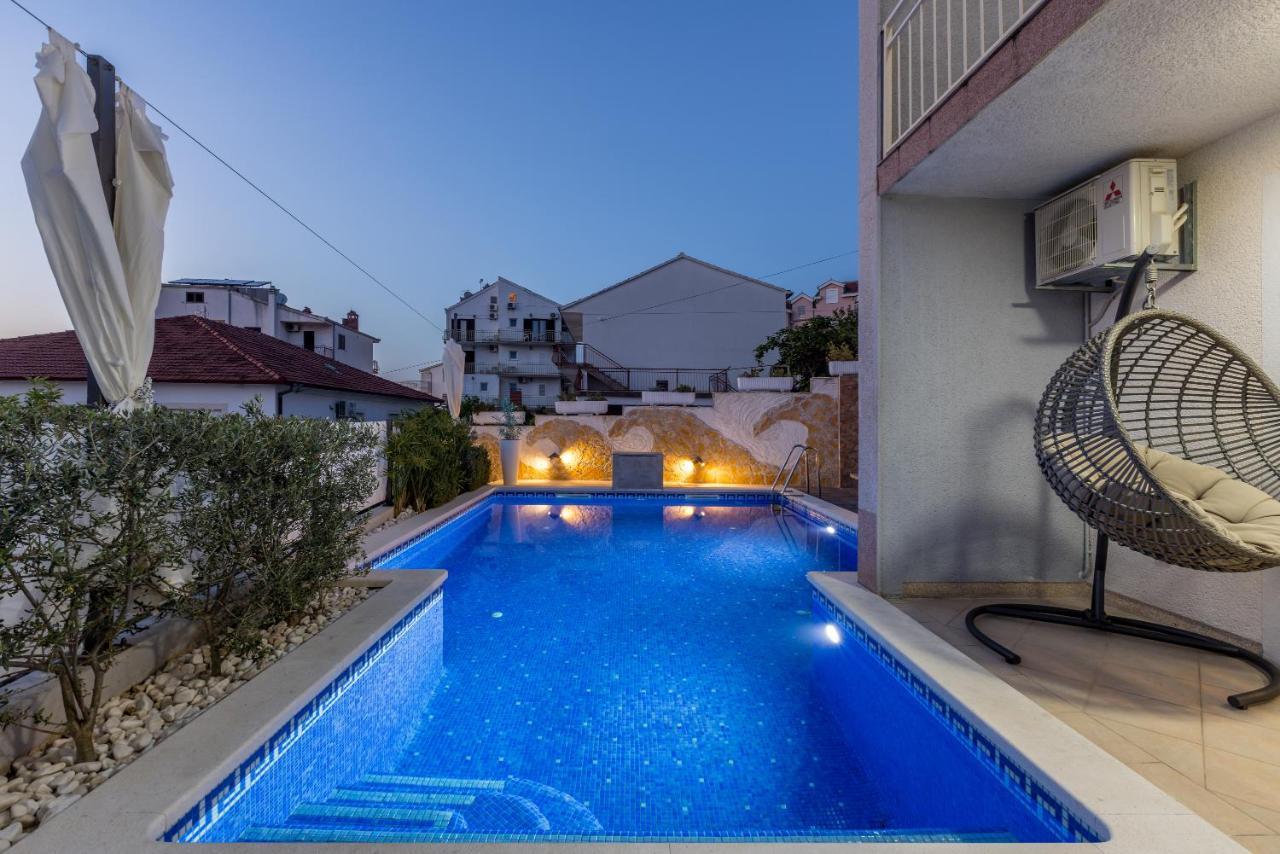 Villa Costa Blu With Pool By The Sea Trogir Dış mekan fotoğraf