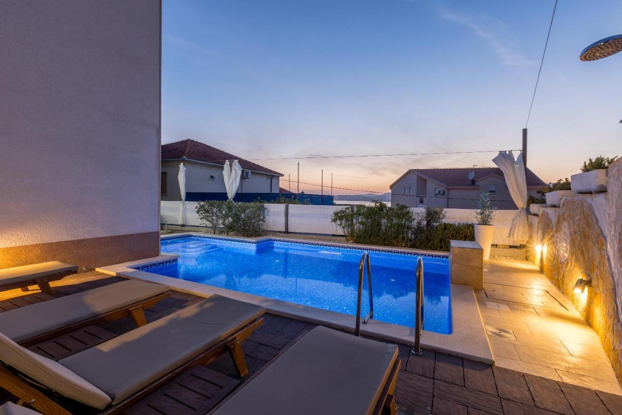 Villa Costa Blu With Pool By The Sea Trogir Dış mekan fotoğraf